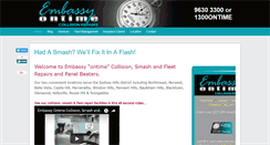 Desktop Screenshot of embassyontimecollisionrepairs.com